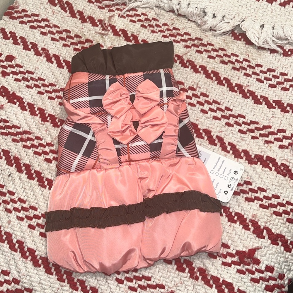 Cute size small dog coat